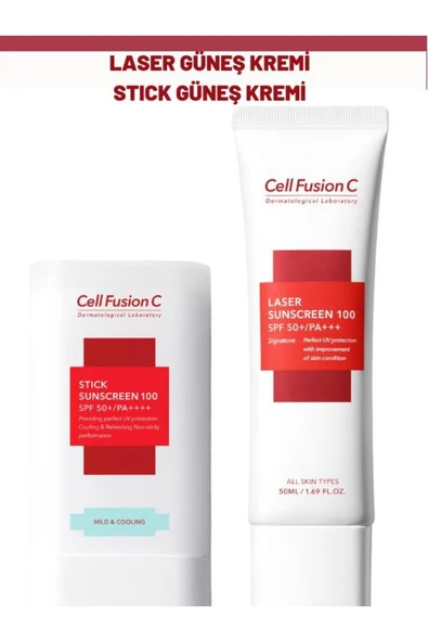 CELL FUSİON C Laser Tüm Cilt Tipleri Için Yüksek Koruyucu Güneş Kremi Ve Stick Güneş Kremi ürün görseli 1