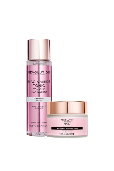 REVOLUTİON Skincare Niacinamide Tonik + Nemlendirici Set