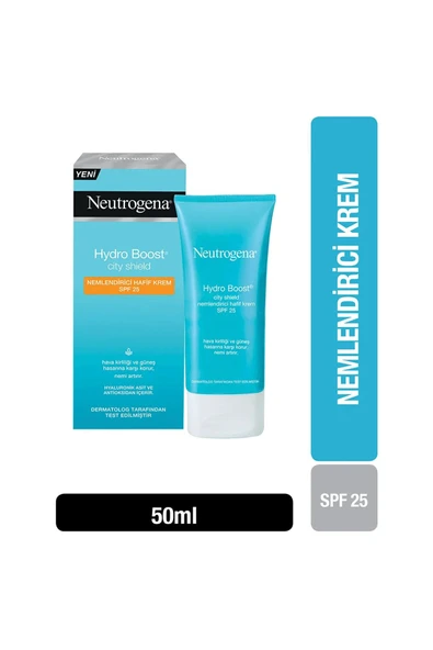 NEUTROGENA Hydro Boost City Shield Süper Spf 25 Nemlendirici 50_ml.-- G-k Hair Center--