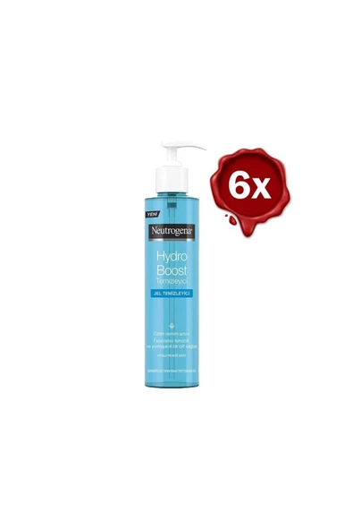 NEUTROGENA Hydro Boost Water Gel Temizleyici 200 Ml X 6 - 1