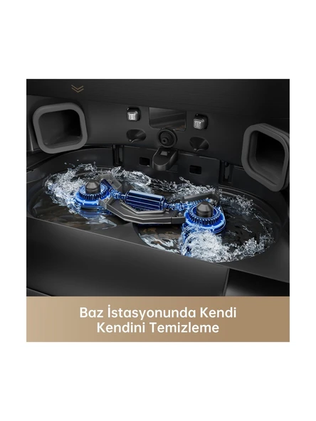 Dreame X40 Ultra Siyah Çöp İstasyonlu Akıllı Robot Süpürge - OUTLET Açılmış Kutu (Sıfır Kondisyon) - Resim 8