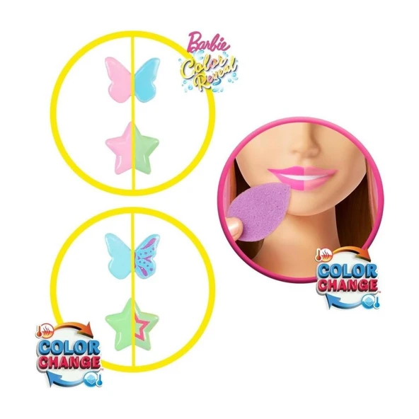 Barbie Saç Tasarımı Büstü JFG81 Lisanslı Ürün - Resim 2