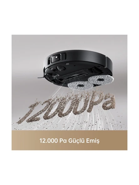 Dreame X40 Ultra Siyah Çöp İstasyonlu Akıllı Robot Süpürge - OUTLET Açılmış Kutu (Sıfır Kondisyon) - Resim 5