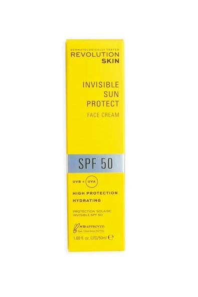 REVOLUTİON REVOLUTION SKINCARE INVISIBLE GÜNEŞ KRM SPF50 50ML ürün görseli 1