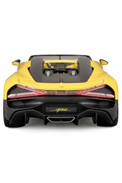 Bugatti Mistral Sarı 1:18 Model Araba: Hızın ve Zarafetin Buluşması! - 7
