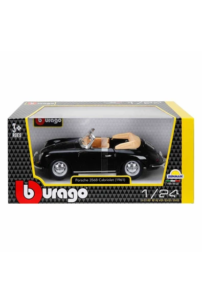 Porsche 356B Cabriolet 1961 1/24 Model Araba: Efsane Geri Döndü - 5
