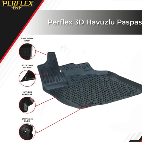 3D PASPAS SİYAH RENAULT CLIO SYMBOL 2013+ - 2