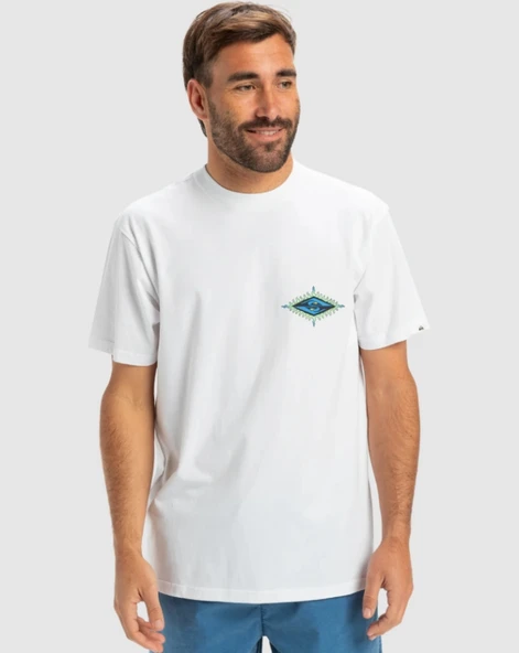 Quiksilver EQYZT08046 EV Beach Blast Beyaz Erkek T‑Shirt