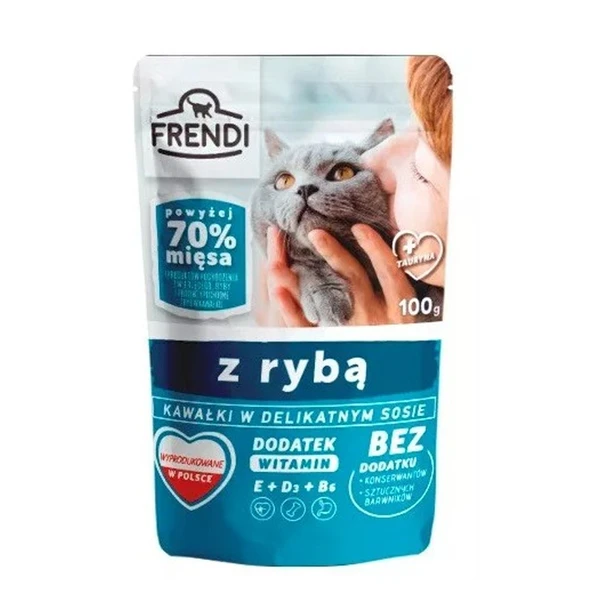 Frendi Balıklı Kedi Yaş Mama 100 Gr