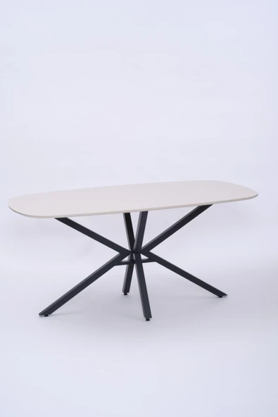 Çapraz Polo Demir High Gloss Yemek Masa Sandalye Takımı 90x160 - Resim 10