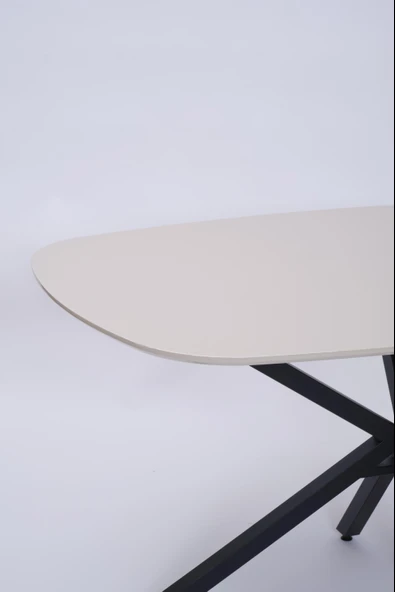 Çapraz Polo Demir High Gloss Yemek Masa Sandalye Takımı 90x160 - Resim 12