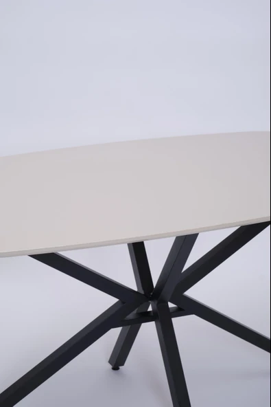 Çapraz Polo Demir High Gloss Yemek Masa Sandalye Takımı 90x160 - Resim 11