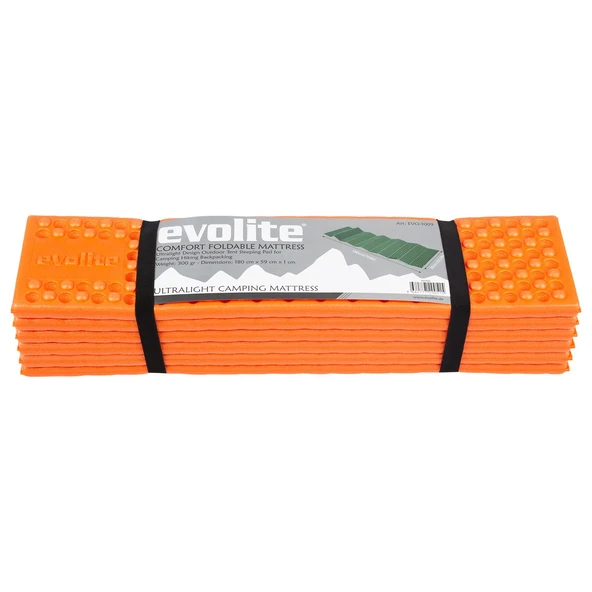 Evolite UltraLight Comfort Katlanır Mat - Turuncu - 3