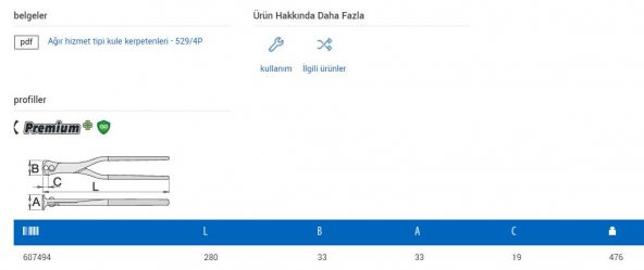 Unior Kerpeten 280mm - 3