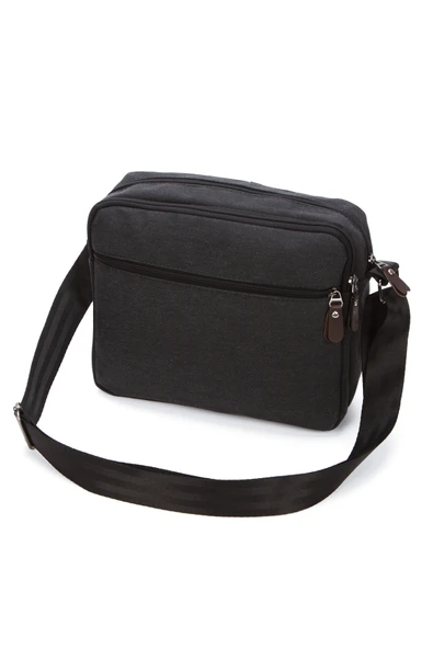 Kanvas Omuz Çantası Çapraz Askılı Postacı Tablet Çanta - 6