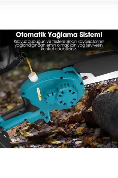 Dal Budama Testeresi Kömürsüz Otomatik Yağlamalı Dijital Göstergeli 21v 3 Amper - 4