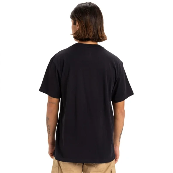 Quiksilver Retro Fade Ss Erkek Siyah Tişört EQYZT08058 Siyah - Resim 4