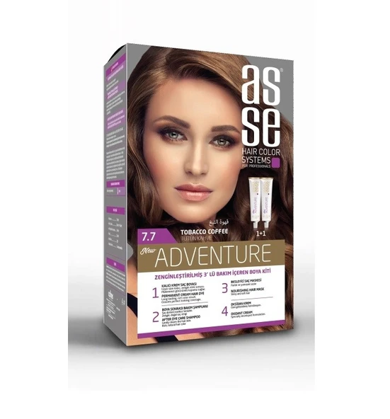 Asse Adventure Saç Boyası 7.7 Tütün Kahve
