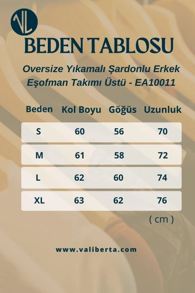 Oversize Yıkamalı Şardonlu Erkek Eşofman Takımı - Antrasit - 8
