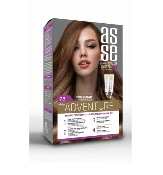 Asse Adventure Saç Boyası 7.3 Dore Kumral