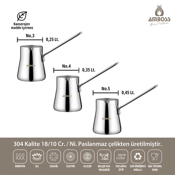 17 Parça Astral Cool İndüksiyon Uyumlu Paslanmaz Çelik Tencere & Sahan Çeyiz Seti - 9