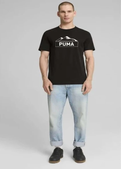 Puma 681994 Open Road Graphics Tee Erkek Kısa Kol T-Shirt - Resim 2