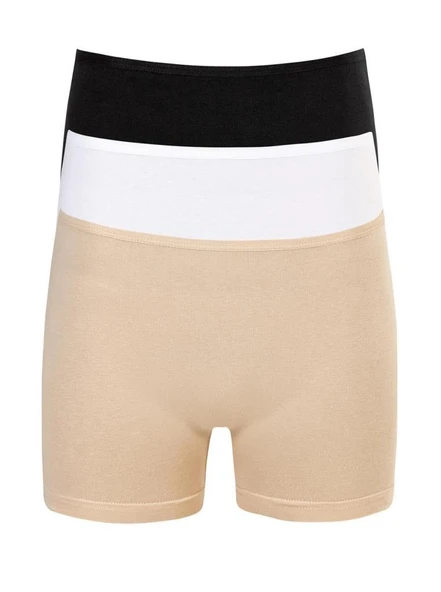 3 lü Paket Şahin Bayan Likralı Short Boxer 30556
