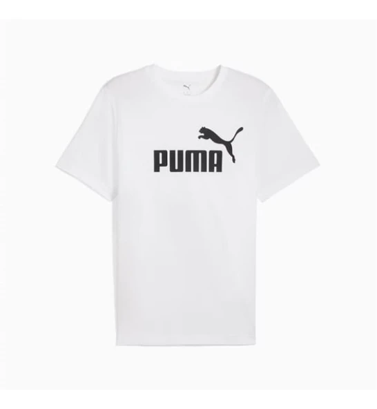 Puma 682532 Ess No.1 Logo Tee Erkek Siyah Spor Kısa Kollu T-shirt - Resim 6