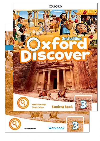 Oxford Discover 3 Student Book and Workbook 2nd Edition  ( Downloadable CD li versiyon – Online KOD YOKTUR )