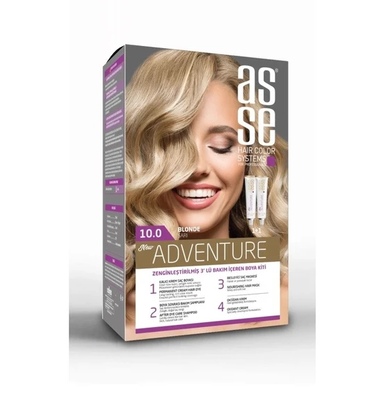 Asse Adventure Saç Boyası 10.0 Sarı