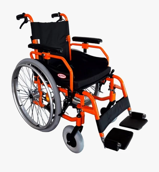Poylin P967 Alüminyum Tekerlekli Sandalye(42 CM) - Resim 2