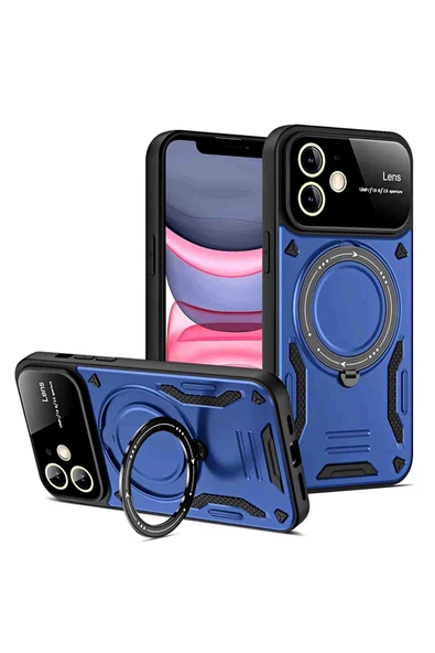 Redmi Note 13 Pro Plus Uyumlu Fuchsia Standlı Koruyucu Kapak - 6