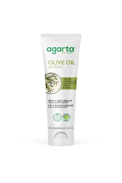 Agarta Doğal Zeytinyağlı Nemlendirici El Ve Cilt Bakım Kremi 75 ml