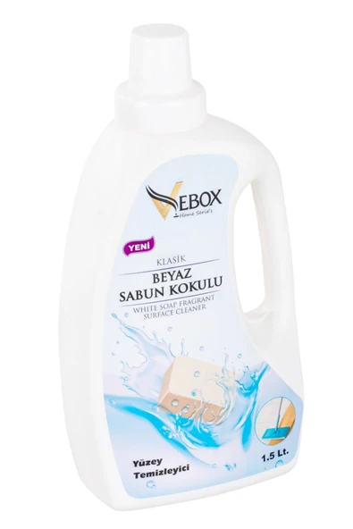 VEBOX BEYAZ SABUN KOKULU YÜZEY TEMİZLEYİCİ 1,5 L VYT01 - 2