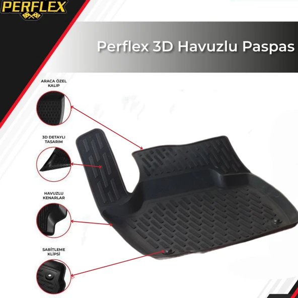 3D PASPAS SİYAH SKODA RAPID 2013+ - 2