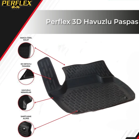 3D PASPAS SİYAH SEAT TOLEDO 2013+ - 2