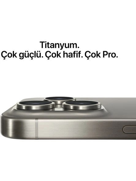 Apple iPhone 15 Pro 128GB Natürel Titanyum (İthalatçı Garantili) - 6