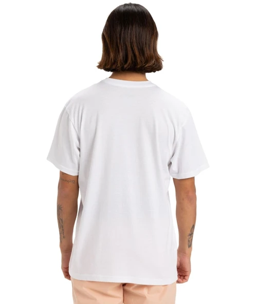 Quiksilver Retro Fade Ss Erkek Beyaz Tişört EQYZT08058 Beyaz - Resim 5