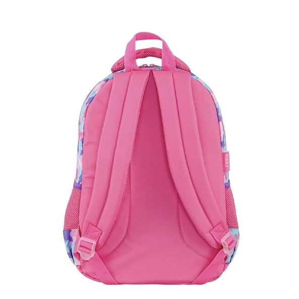 Muggle 3 Bölmeli Girl Power Okul Sırt Çantası Pembe (MU-9015) - 3