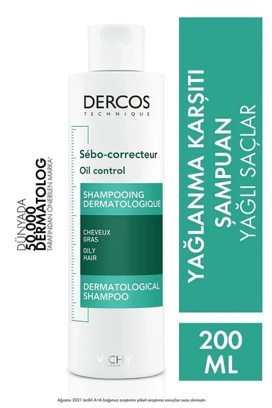 Vichy Dercos Oil Control 200 ml Şampuan