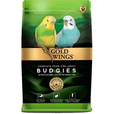 Gold Wings Premium Muhabbet Kuşu Yemi 1 Kg