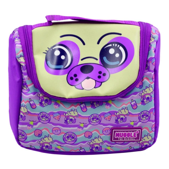 Muggle 3 Bölmeli Dog Okul Çantası + Termoslu Beslenme Çantası + Kalemlik - 6