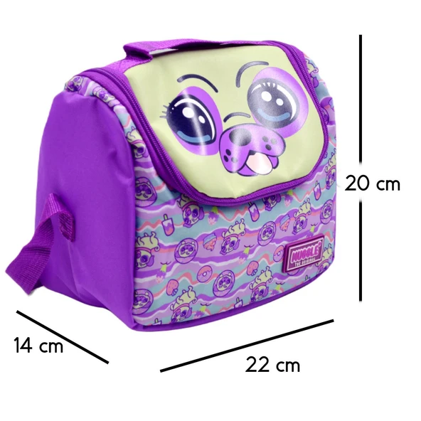 Muggle 3 Bölmeli Dog Okul Çantası + Termoslu Beslenme Çantası + Kalemlik - 7