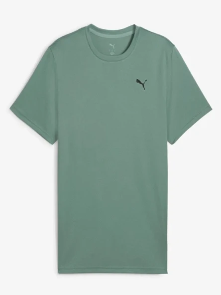 Puma 527155 Tad Ess Poly Texture Erkek Yeşil Antrenman T-shirt