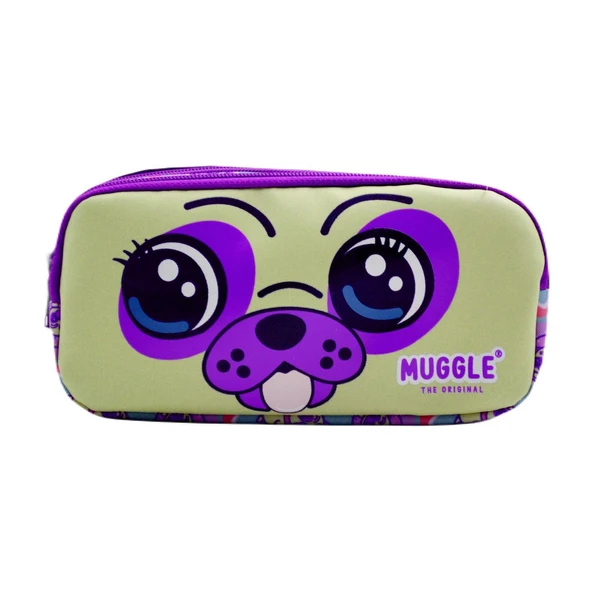 Muggle 3 Bölmeli Dog Okul Çantası + Termoslu Beslenme Çantası + Kalemlik - 4