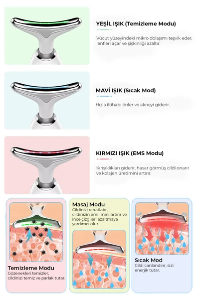 Boyun Ve Yüz Masaj Aleti - 5