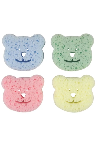 Bebedor Renkli Banyo Süngerleri 4lü