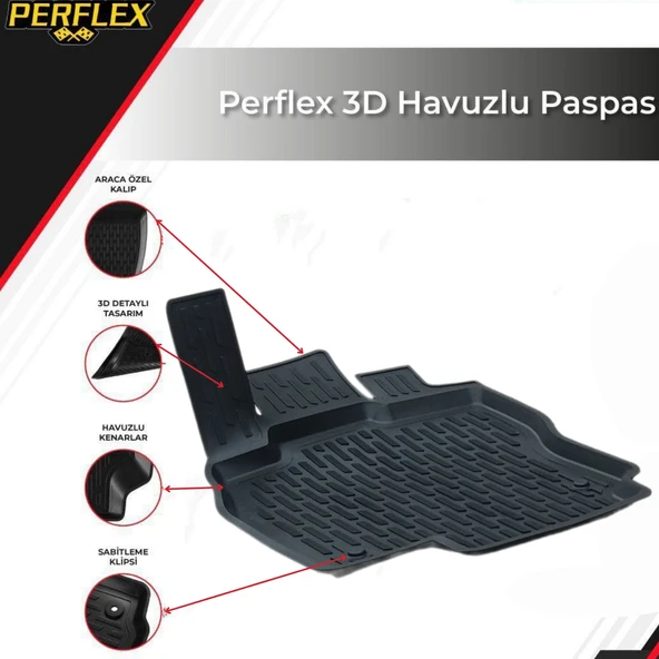 3D PASPAS SİYAH VOLKSWAGEN PASSAT B8 2015+ - 2