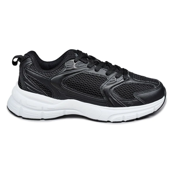 JUMP 2872 Unisex  SİYAH BEYAZ SNEAKER GÜNLÜK SPOR AYAKKABI - Resim 2