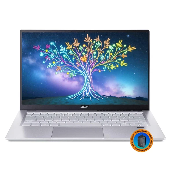 Acer Swift 3 NX.AB1EY.002A001 Ryzen5 5500U 8GB 1TBSSD 14" FHD FreeDOS Dizüstü Bilgisayar-CNT002 - 2